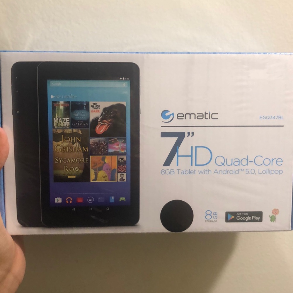 Ematic 7" 8GB HD Quad-Core Tablet